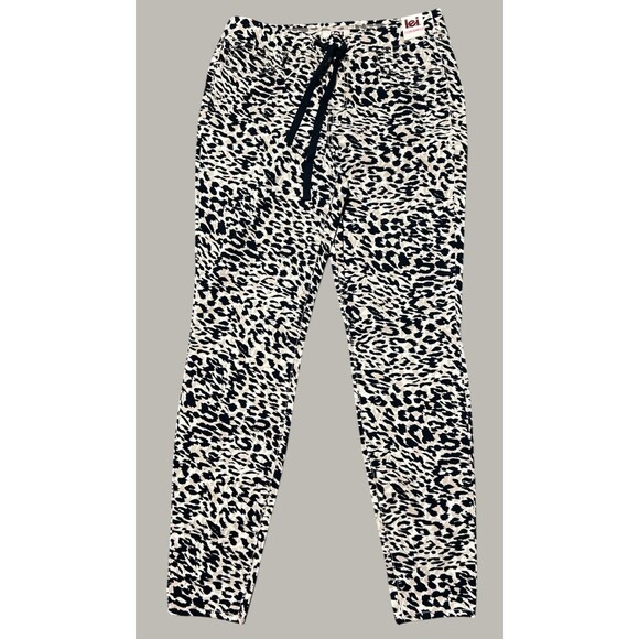 LEI Women’s Jeggings Medium Cheetah Animal Print Stretch Pull-On Pants NEW - Picture 1 of 4